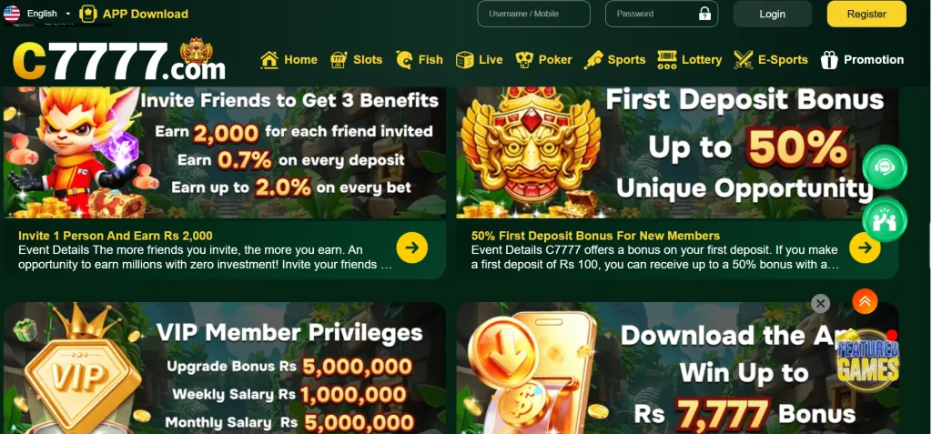 C7777 APK Game Promo